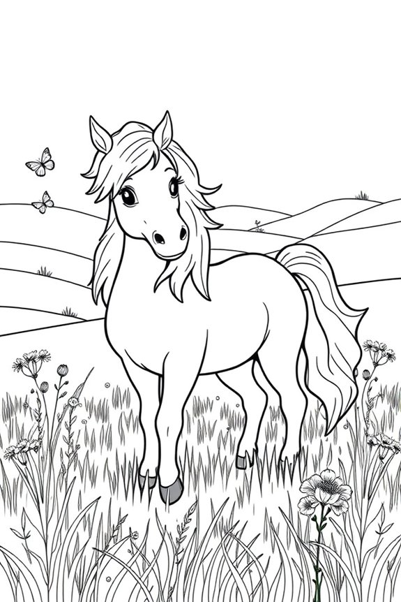 Pony Malvorlage herunterladen