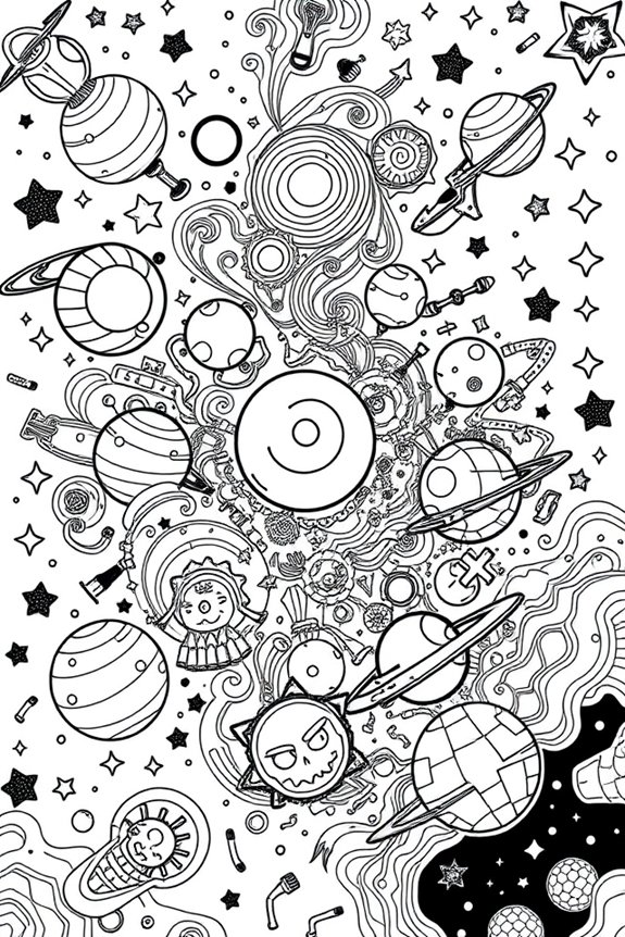 Rick und Morty Ausmalbild
