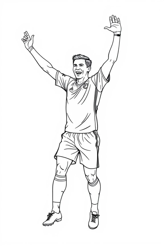 ronaldo Feier Ausmalbild