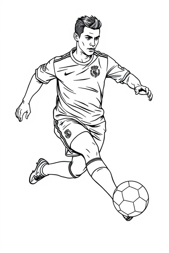 ronaldo malvorlage herunterladen