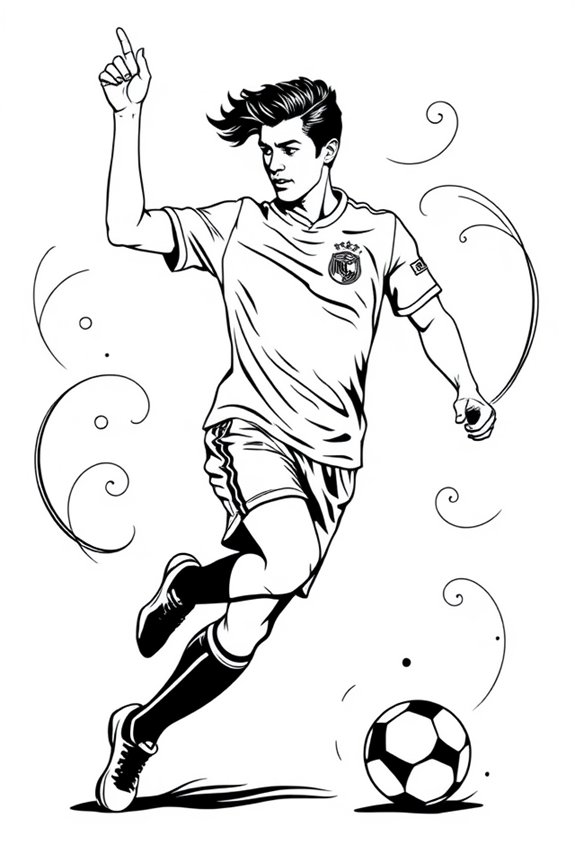 Ronaldo Ausmalbild herunterladen