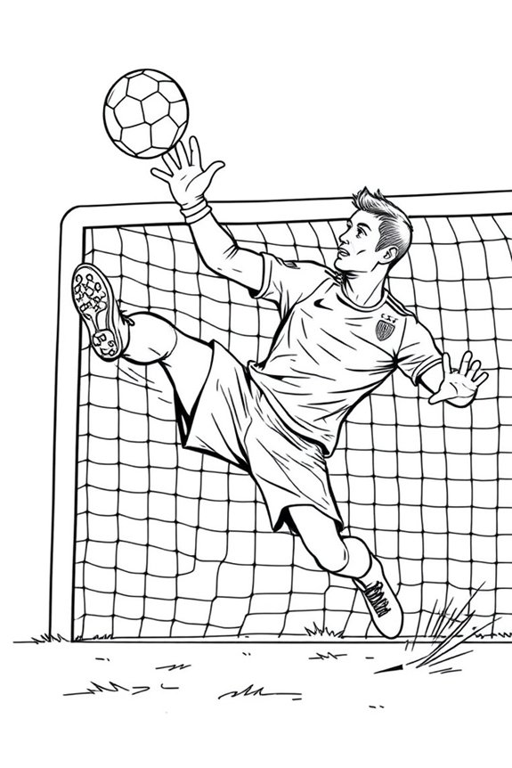 Ronaldo Torwart Ausmalbild