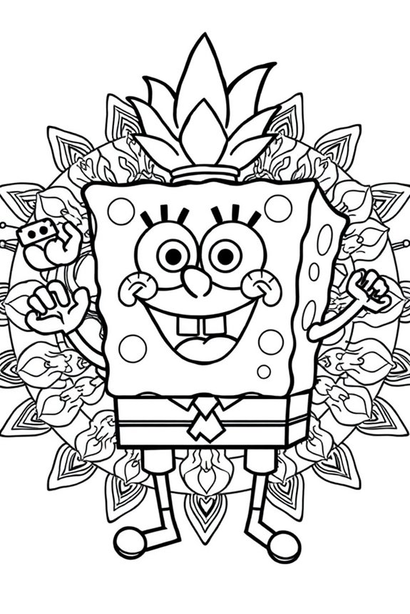 Spongebob Ausmalvorlage