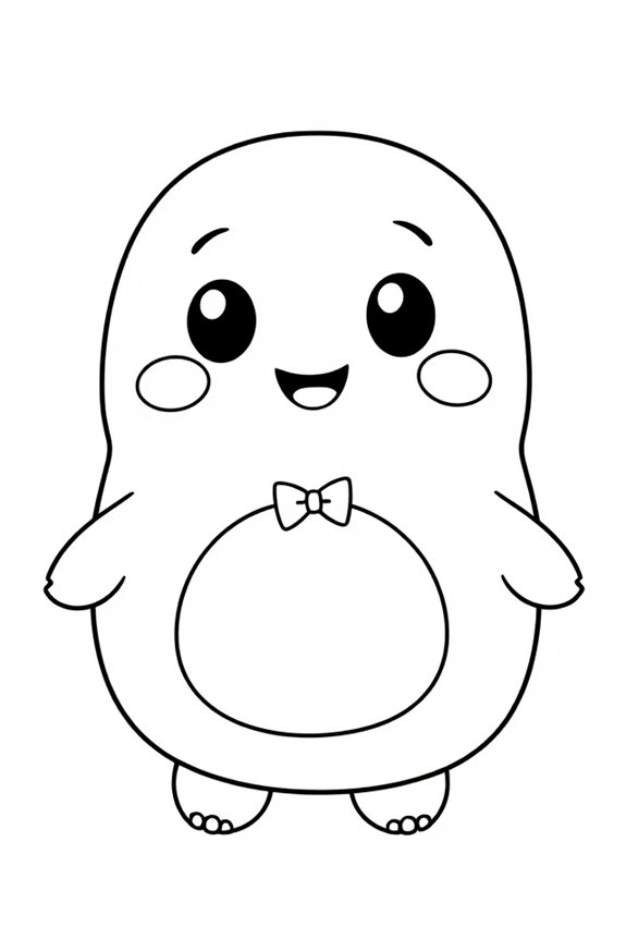Squishmallow-Figur Ausmalbild