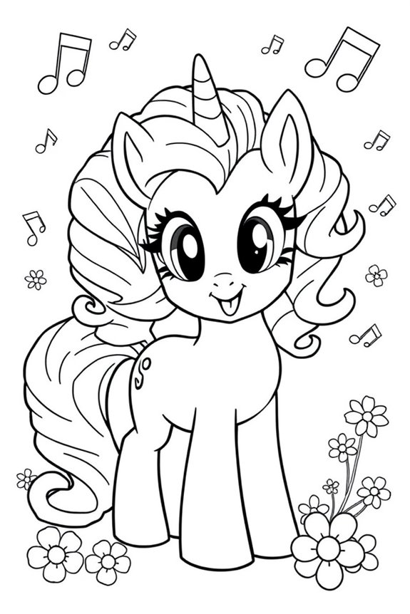 Sweetie Belle Ausmalbild