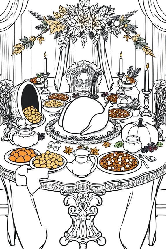 Danksgiving Ausmalbild herunterladen