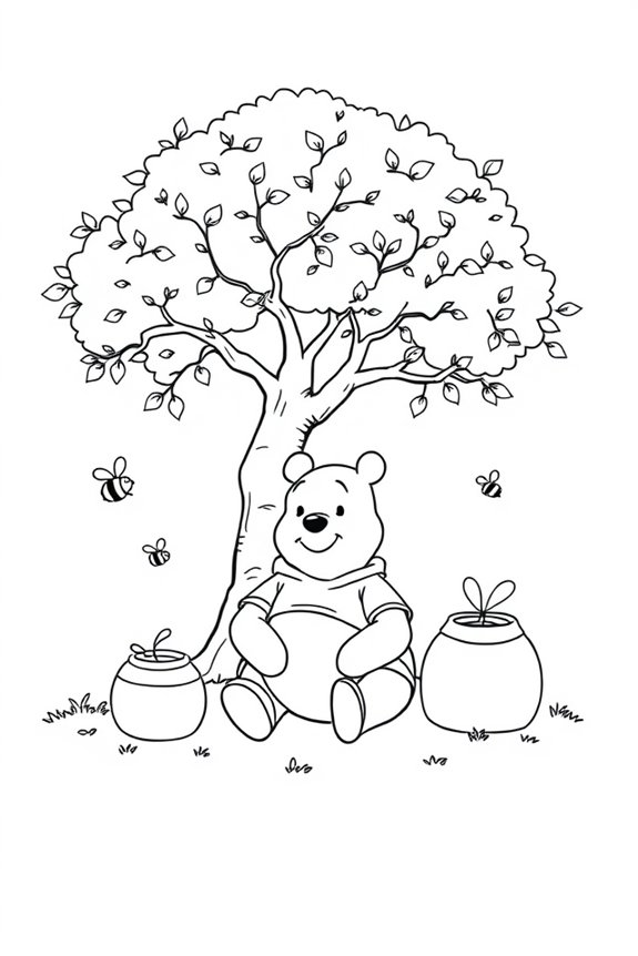 Winnie Puuh Ausmalbild