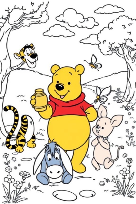 Winnie Puuh Ausmalbild