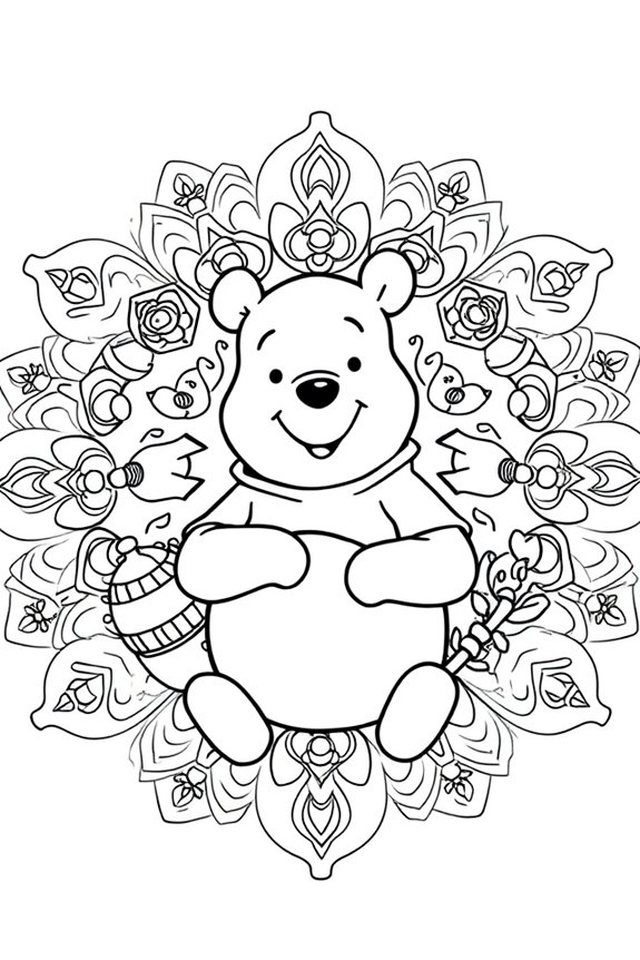 Winnie Puuh Ausmalvorlage